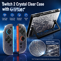 Funda Protectora Transparente Brillante de PC+TPU para Consola Switch 2, Accesorios de Juego para Switch 2