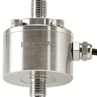 Capteur de force de compression et de tension miniature rond pour robot MLC204FC, 200 kg, précision 0,2 %, fixation par vis