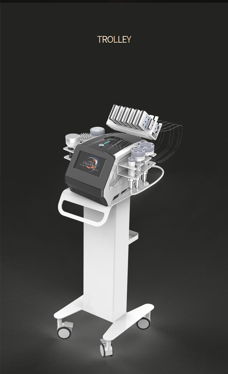6 IN 1 lipolaser 650nm lipolaser vacuum cavitation rf/multifunction rf lipo laser beauty machine 7 in 1