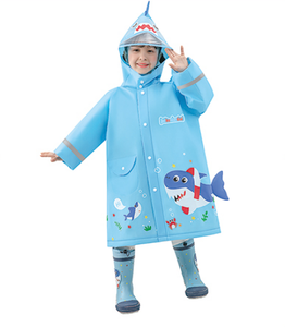 Adorable Impermeable Transparente de EVA para Niñas con Capucha y Bolsa a Juego, Diseño de Dibujos Animados Kawaii para Días Lluviosos, Logotipo Personalizado - Product Image 3