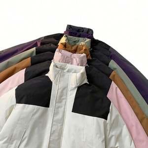 Removable <b>Hat</b> Dropshipping Winter High Quality Padded <b>Stand</b> Collar Hooded Breathable Windproof Smart Casual Men's Jackets <b>Coats</b> - Product Image 2