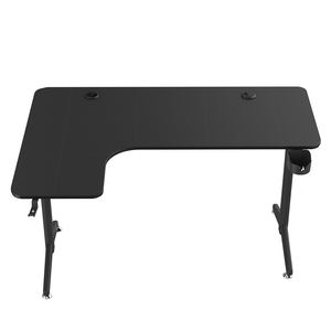 Beisijie, precio de fábrica, Oficina negra, <span class=keywords><strong>escritorio</strong></span> de <span class=keywords><strong>esquina</strong></span> mejorado para ordenador, <span class=keywords><strong>escritorio</strong></span> en forma de L, <span class=keywords><strong>escritorio</strong></span> de Metal para juegos en casa, <span class=keywords><strong>esquina</strong></span> <span class=keywords><strong>izquierda</strong></span> - Product Image 3