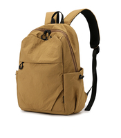 Sac à dos en PU pour ordinateur portable avec fermeture éclair, léger, grande capacité, pour étudiants (hommes et femmes), idéal pour les loisirs en extérieur
