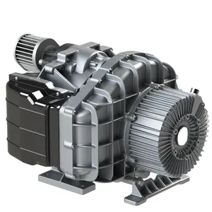 Compressore aria di scorrimento testa 3.7KW 5hp 400L/min 8bar con 220V 60Hz 3 fase motore a magneti permanenti per impianti di produzione