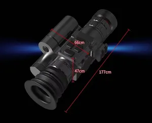 Monocular <span class=keywords><strong>de</strong></span> Visión Nocturna HENBAKER CY800 8x con Telémetro <span class=keywords><strong>de</strong></span> 1000M, 6000J, Impermeable, WIFI y Cálculo Balístico - Product Image 2