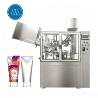 Machine de remplissage et de scellage automatique de tubes en plastique laminé professionnelle, ligne d'emballage de pommades et de gels avec panneau de commande