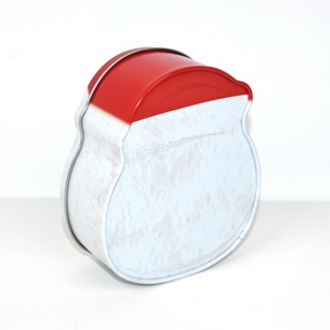Ready to Ship Santa Claus Shaped Christmas <b>Tin</b> Can Cookie <b>Tin</b> Container for Holiday Candy <b>Chocolate</b> Storage Gift Packaging - Product Image 2