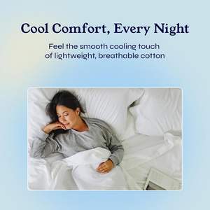 Set da letto Queen Size in cotone 100% naturale 400 Set da quattro pezzi con spalline per tutte le stagioni - Product Image 5