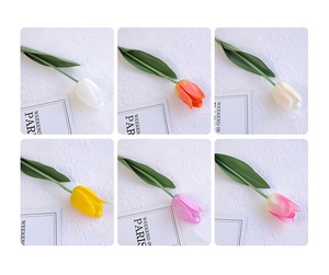 ดอกทิวลิปปลอมดอกทิวลิปแบบมือเดียวดอกทิวลิปปลอมขนาดไม่ใหญ่ - Product Image 6