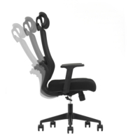 Chaises de bureau exécutives réglables, confortables, ergonomiques, pivotantes, en maille, en nylon blanc, pour hôpital, école, bureau, mousse moulée