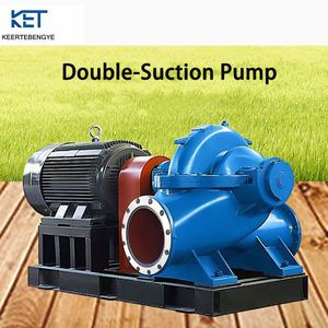 Pompes en fonte à double aspiration à ouverture centrale série SH, monophasées, pour irrigation, à haut débit, surpression, haute efficacité, OEM - Product Image 1