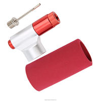 Mini pompe à air manuelle en aluminium 16G, gonfleur d'urgence au CO2 pour vélo, haute pression (>160 PSI) et valve Schrader/Presta