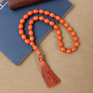 33 perles de prière musulmanes, Misbaha Tesbih Tasbih en acrylique, lot en gros - Product Image 6