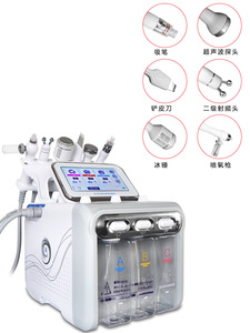 Appareil de beauté facial 6-en-1 avec prise américaine, équipement de microdermabrasion en acier inoxydable pour salon de spa professionnel - Product Image 3