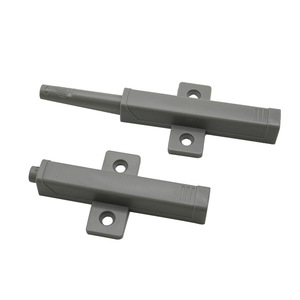 <b>Wardrobe</b> Door Rebound Mechanism Grey Plastic <b>Single</b> Damper Track Non-Detachable Door Mount Hardware Accessory - Product Image 2