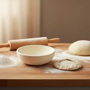 ตะกร้าพักแป้งรูปหัวใจพร้อมฝาปิดสำหรับพักแป้งขนมปัง ขนาด 24 ซม. - Product Image 3