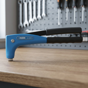 Riveteuse pneumatique FERVI à changement rapide avec rivets de 2,4 mm à 4,8 mm, légère (0,5 kg) – Efficace et facile à utiliser - Product Image 3