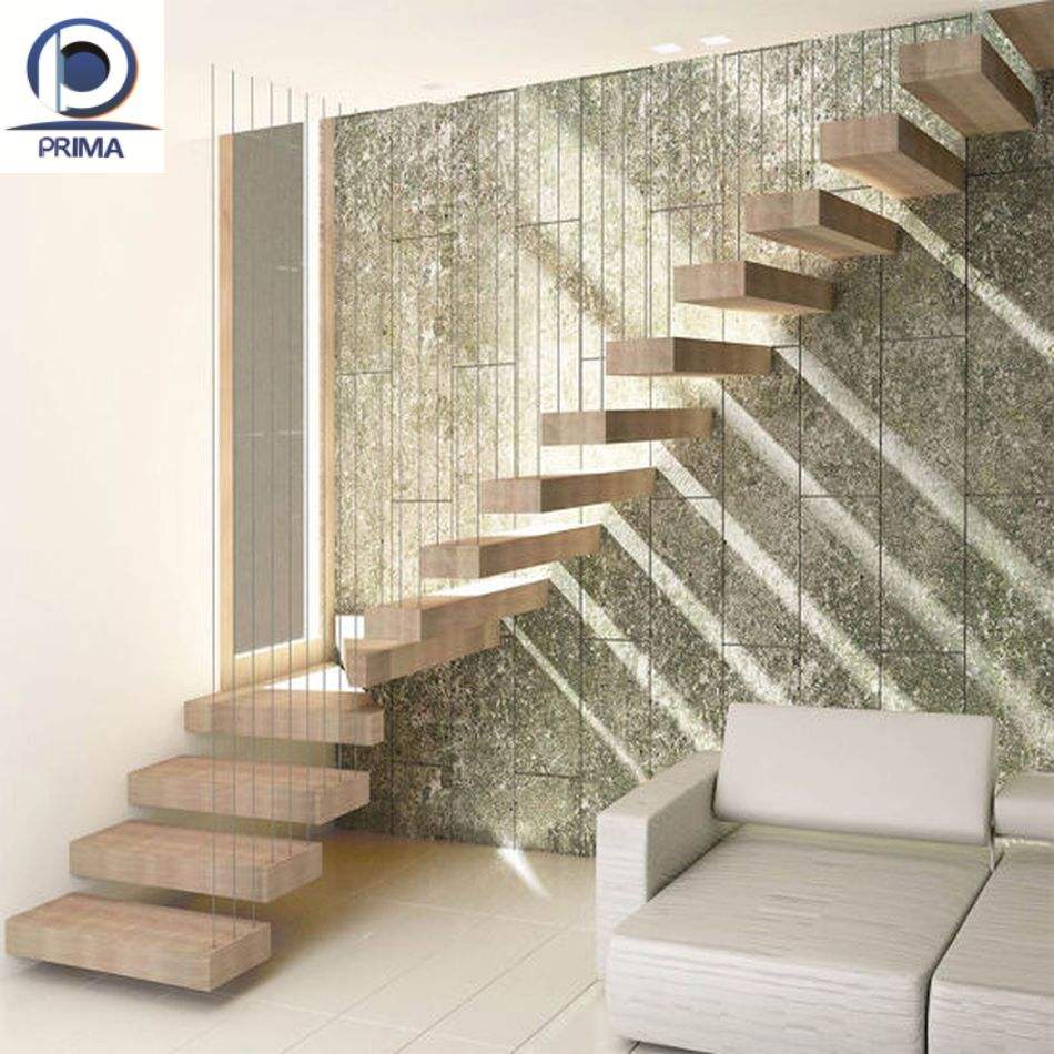 Energy-Efficient Indoor Aluminum Stairs Railing with Glass LED ...
