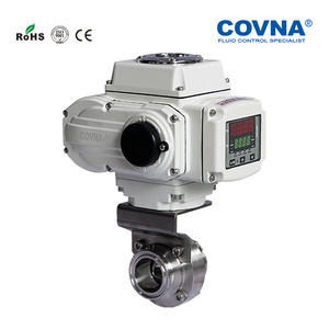 Venta de Liquidación COVNA B2B, Válvula de Mariposa Sanitaria de Acero Inoxidable 316 de Grado Alimenticio DN50 con Actuador Eléctrico, Válvula de Bola Eléctrica - Product Image 5