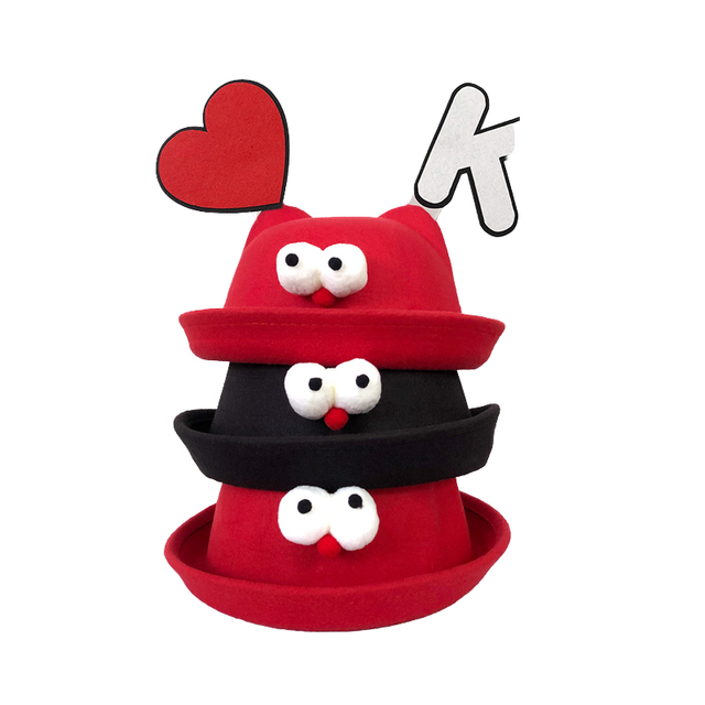 Clown Hat Magic Tricks Props Airbag Magnet Soft Hat Controllable Clap Hands Illusions Gimmicks for Magicians Stage Performance