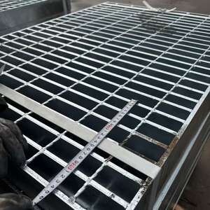 Grille en acier inoxydable robuste, enduite de poudre, anti-corrosion, résistante au feu et à l'eau, pour passerelle industrielle - Product Image 1