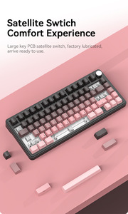 Tấn Công Cá Mập <span class=keywords><strong>X85</strong></span> Bàn Phím Cơ Khí RGB Ba Chế Độ Không Dây BT Hot Cắm Trò Chơi Bàn Phím Cơ Khí - Product Image 5