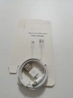 Kabel Micro USB Pengisian Cepat Kabel Micro ke USB Kabel Pengisian Daya Micro USB untuk Ponsel Perangkat Pintar Tablet Power Bank