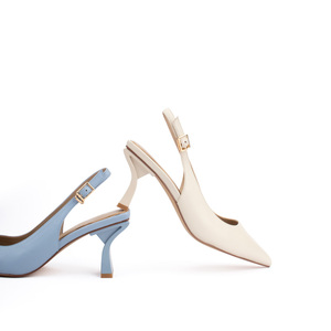 2024 Custom Logo Ladies Single Color Elegant High Heel <strong>Shoes</strong> Pointed Toe Slingback Comfortable Office Dress <strong>Pumps</strong> <strong>Shoes</strong> Women - Product Image 6