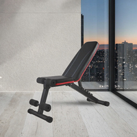Banc de musculation pliable multifonctionnel pour usage domestique et commercial, banc de sit-up réglable multi-positions