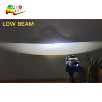 Nouveau projecteur de phare de voiture à LED à 3 lasers de haute qualité, lentille réflectrice, projecteur de lumière, 3,0 pouces, 12V, 55W, 70W, 8000lm, kit d'éclairage, faisceau haut/bas