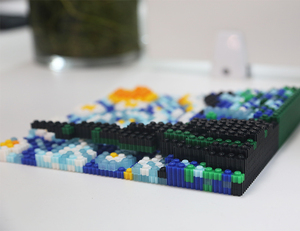 2024 New phổ biến pixel Art khối xây dựng chức năng DIY Nhự<span class=keywords><strong>a</strong></span> ABS kim cương mini trang trí nội thất tương thích với DIY Đồ chơi Quà Tặng - Product Image 6