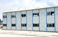 Maison préfabriquée en acier durable et légère, type K, installation rapide pour les dortoirs des travailleurs, utilisation en construction modulaire