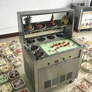เครื่องทำไอศกรีมม้วนแบบเร็ว 1600W <span class=keywords><strong>ป</strong></span>ระสิทธิภาพสูง กำลังแรง สำหรับทำไอศกรีมม้วนไทย รุ่น HJ-A61 - Product Image 3