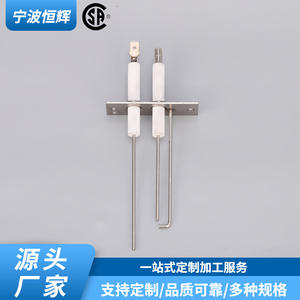 Capteur de flamme HF-080 à montage en surface intégré, avec isolation céramique et tige métallique, pour réparation de cuisinières à gaz, chaudières et fours - Product Image 2