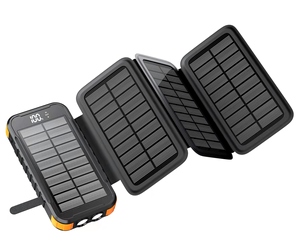 <span class=keywords><strong>Custodia</strong></span> per caricabatterie solare impermeabile di vendita calda Online banca di alimentazione portatile ricaricabile <span class=keywords><strong>con</strong></span> ingranaggio Wireless <span class=keywords><strong>con</strong></span> pannello solare pieghevole - Product Image 1