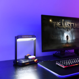 <span class=keywords><strong>Wilit</strong></span> Smart Home <span class=keywords><strong>Lampe</strong></span> de chevet contemporaine ABS LED noire avec chargeur sans fil - Product Image 2