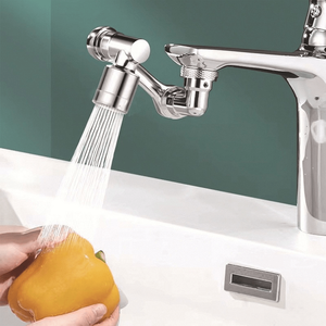 1080 Rotatif Robinet Extender Aérateur 1080 Degrés Pivotant Cuisine Bassin Robinet Pour Lavabo <span class=keywords><strong>De</strong></span> <span class=keywords><strong>Salle</strong></span> <span class=keywords><strong>De</strong></span> Bains - Product Image 1