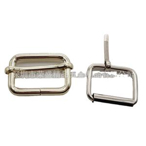 Hebilla de barra metálica de 4,8 x 3,3 cm, duradera, para bolsos y manualidades - Product Image 1