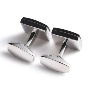 Mancuernillas de Plata de Diseño Sencillo para Boda, Venta al por Mayor de Fábrica - Product Image 3