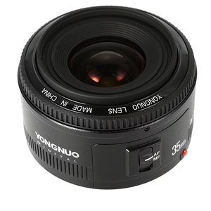 Objectif Yongnuo 35 mm OEM, objectif YN35mm F2.0, objectif grand angle fixe à mise au point automatique dorée pour 600d 60d 5DII 5D 500D 400D 650D 600D 450D - Product Image 4