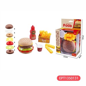Set Gioco <span class=keywords><strong>Cucina</strong></span> Fast Food EPT, <span class=keywords><strong>Giocattolo</strong></span> in Plastica con Hamburger e Sandwich, Regalo per Bambine, Mini <span class=keywords><strong>Giocattolo</strong></span> a Prezzo Promozionale - Product Image 4