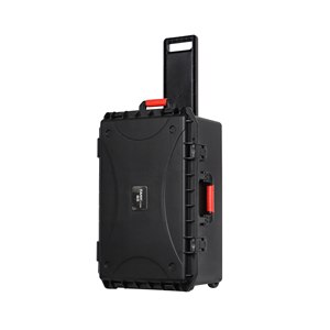 Storage Trunk Case Portable Toolbox Outdoor Equipment Trolley Case Model FH86004 * Plastic Trolley Case685*450*335 Black IP67