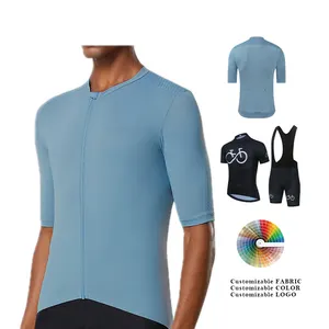 Wholesale Customization No Minimum Pro Athletic Clothing Men Italian Miti Fabric Custom Cycling Jersey