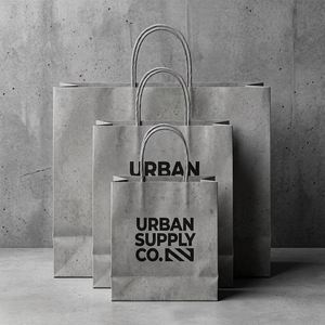 Bolsas de Papel Kraft con Logotipo Personalizado para Entrega de Alimentos, Bolsa de Papel Kraft para Café, Comida para Llevar - Product Image 2