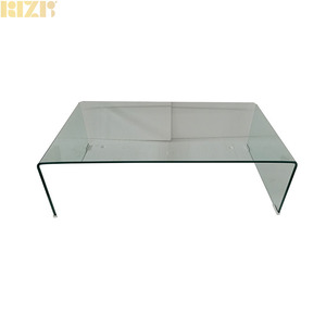 Mesa de centro de diseño de cristal superior transparente templado completo estilo Simple Natural mesa de centro de diseño de 12Mm de grosor moderna para Hotel hogar banquete Villa, etc, - Product Image 6
