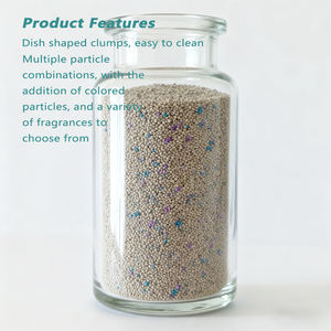 Vente directe usine – Boules de litière biodégradables naturelles minérales mélangées parfum lavande, hypoallergéniques, désodorisantes, écologiques, <span class=keywords><strong>4kg</strong></span> pour <span class=keywords><strong>chat</strong></span> - Product Image 4