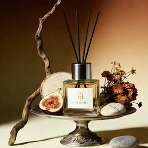 Botella de Vidrio Ámbar Moderna de 50 ml, 100 ml, 150 ml, 200 ml, Difusor de Aroma de Alta Gama, Botella Cuadrada Vacía para Difusor de Aroma, con Caja - Product Image 3