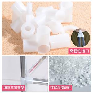 심플한 부직포 옷장 옷 보관 랙 행거 포함 효율적인 정리 솔루션 옷 보관 캐비닛 - Product Image 4