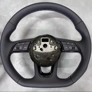 <span class=keywords><strong>Volante</strong></span> de Cuero y Fibra de Carbono para <span class=keywords><strong>Audi</strong></span> B9 A3 A4 A5 RS3 RS4 RS5 S3 S4 S5 A6 C6 C7 C8 A7 A8 Q5 Q7 TT R8 S6 RS7 B8.5 B8 - Product Image 1