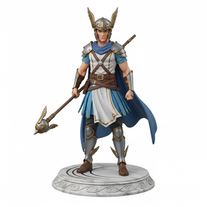 Modèle de figurine de collection en résine PVC 3D personnalisée, série de héros de la <span class=keywords><strong>mythologie</strong></span> occidentale - Product Image 4